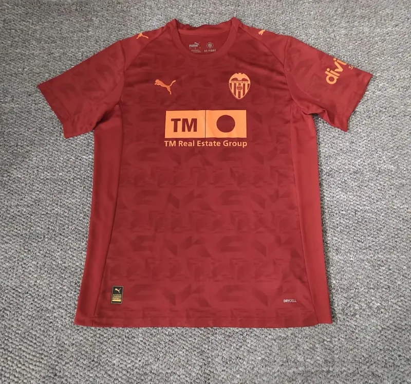 Valencia 2025/26 Away Shirt Red