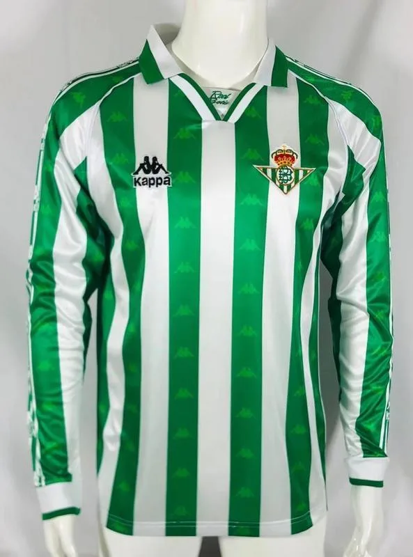 Real Betis 1995/97 Primera Equipación Camiseta Manga Larga