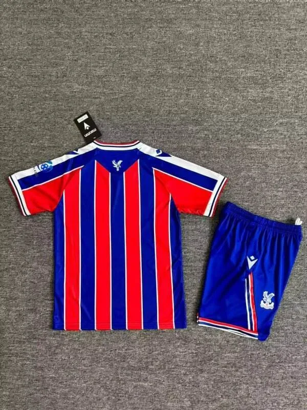 Crystal Palace 2025/26 Home Kids Kit — 2