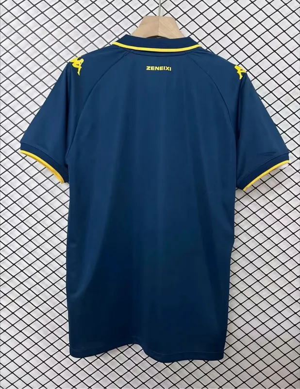 Genoa 2024/25 Quatrième Maillot Manches Courtes Blue