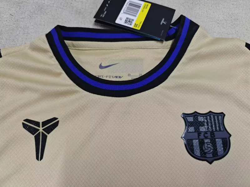 Barcelona 2025/26 Segunda Equipación Conjunto de Niño Yellow — 1