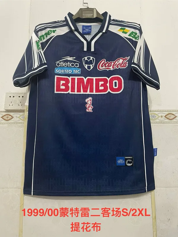 Monterrey 1999/00 Third Shirt Blue — 2