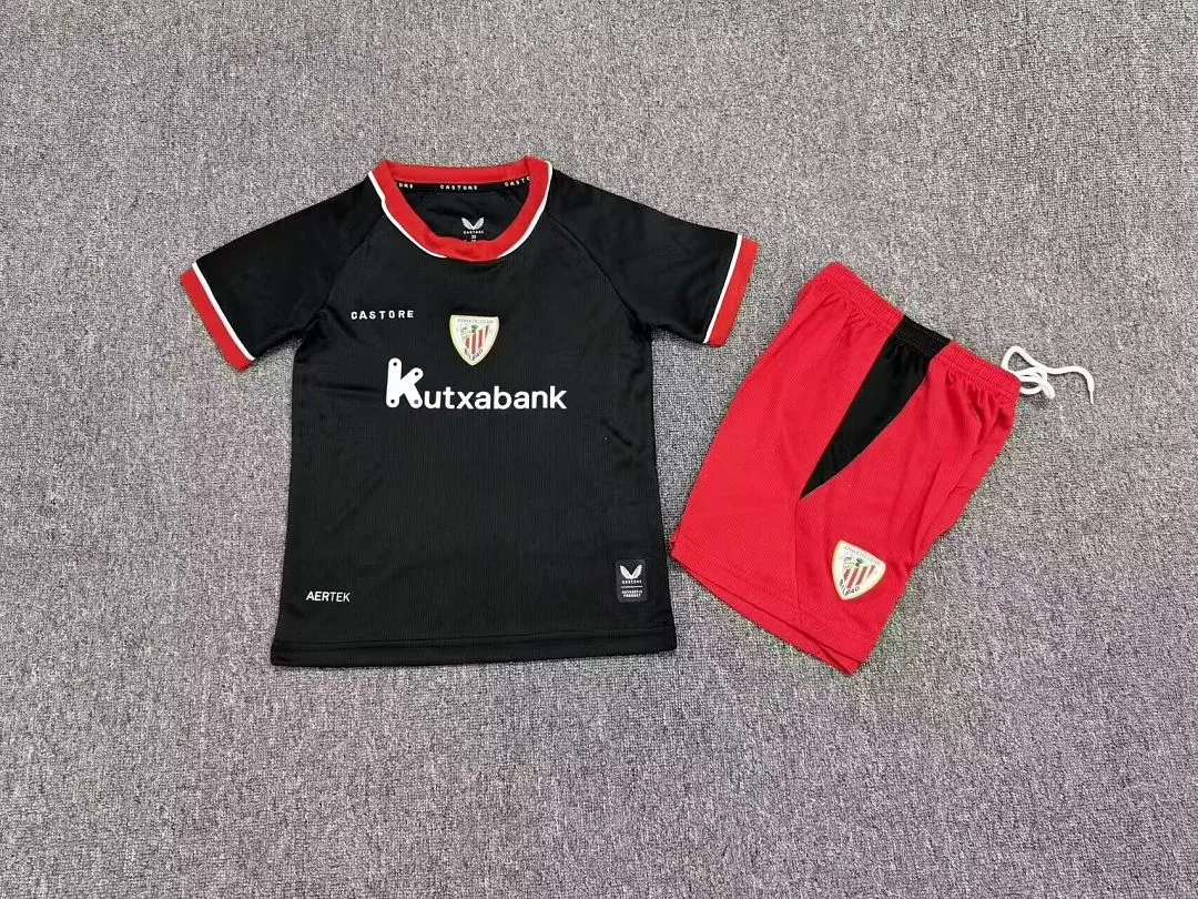 Athletic Bilbao 2026/27 Segunda Equipación Conjunto de Niño Black — 2