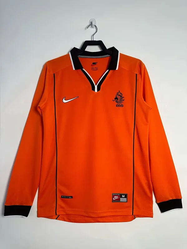 Netherlands 1998 Home Shirt Long Sleeve
