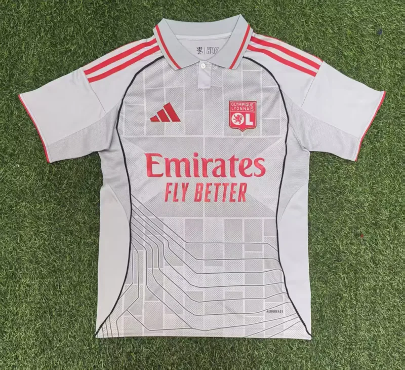 Lyon 2025/26 Third Shirt Short Sleeve — 2