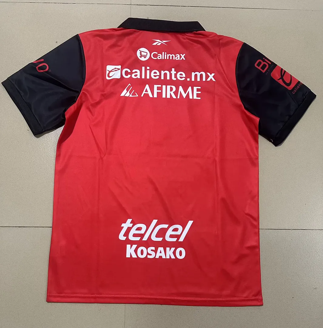 Club Tijuana 2025/26 Maillot Manches Courtes Red