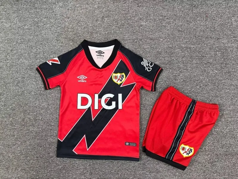 Rayo Vallecano 2025/26 Away Kids Kit