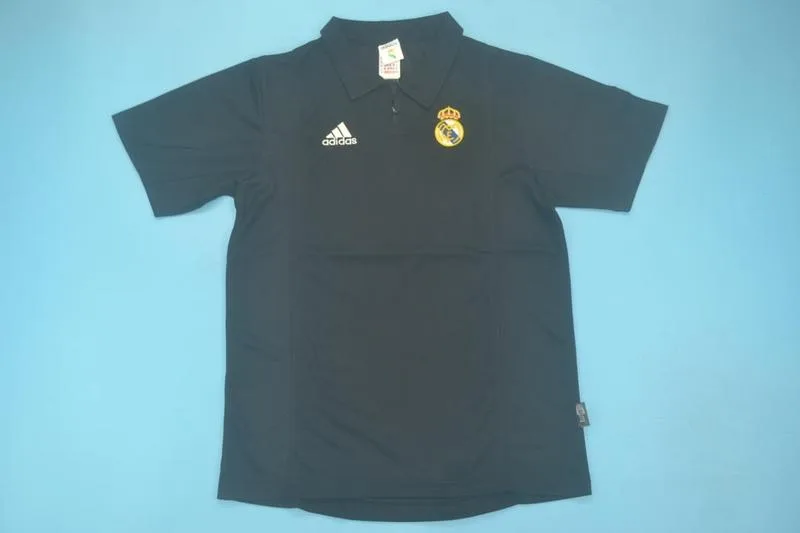 Real Madrid 2002/03 Away Shirt Black