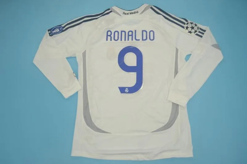 Real Madrid 2006/07 Heim Trikot Langarm