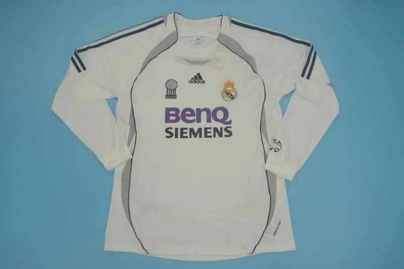 Real Madrid 2006/07 Heim Trikot Langarm