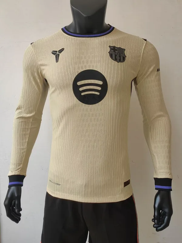 Barcelona 2025/26 Away Shirt Long Sleeve Player Version — 1