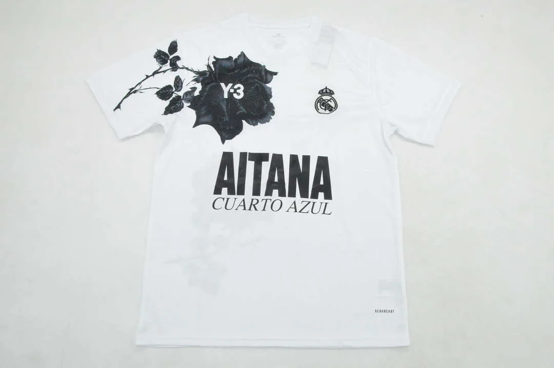 Real Madrid Shirt White Y3 Aitana — 2