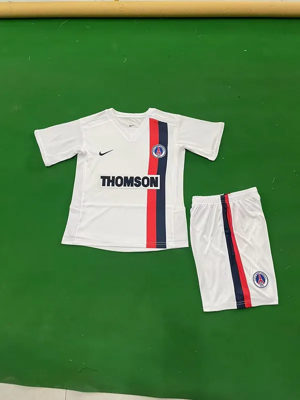 Paris Saint-Germain 2002/03 Away Kids Kit White