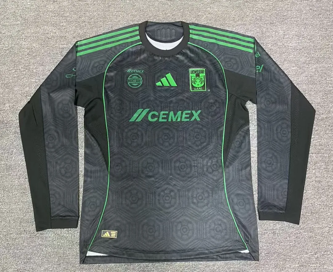 Tigres UANL 2025/26 Third Maillot Manches Longues Version Joueur — 2