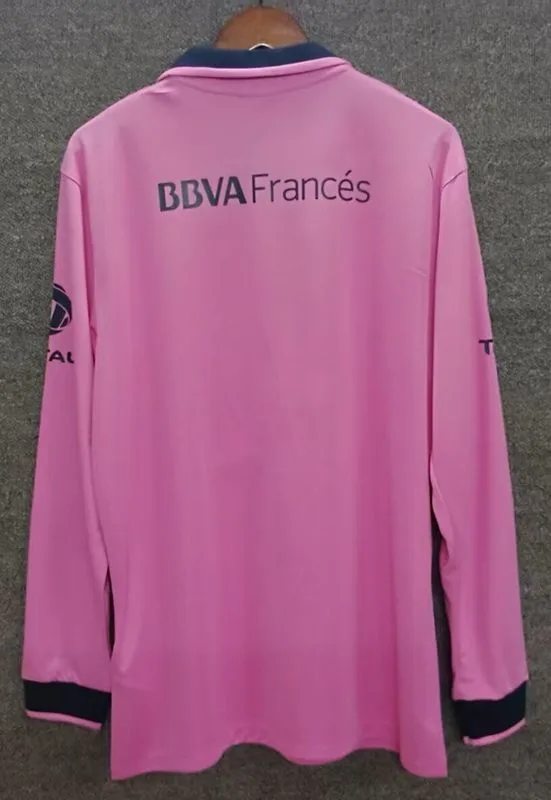Boca Juniors 2013/14 Away Shirt Long Sleeve Pink — 1