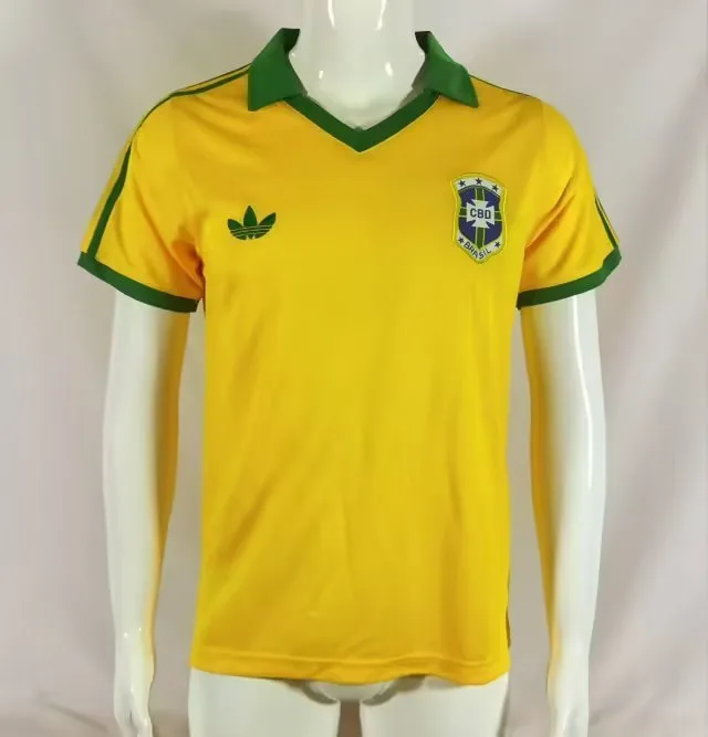 Brasilien 1977 Heim Trikot — 2