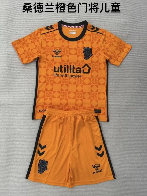 Sunderland 2025/26 Goalkeeper Kids Kit — 2