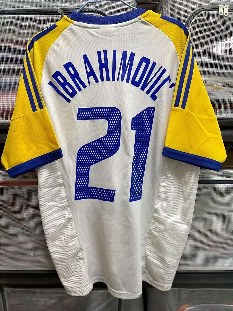 Suède 2002 Extérieur Maillot White