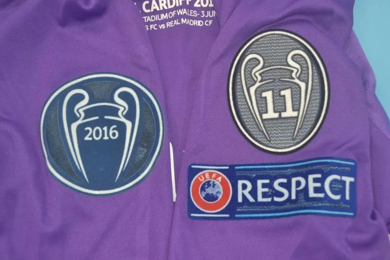 Real Madrid 2016/17 Maillot Manches Longues Purple — 2