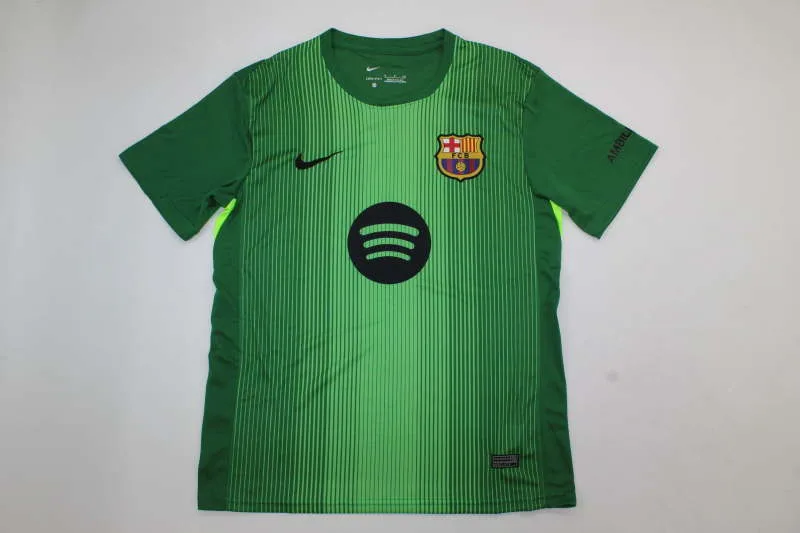 Barcelona 2025/26 Goalkeeper Shirt Green — 1