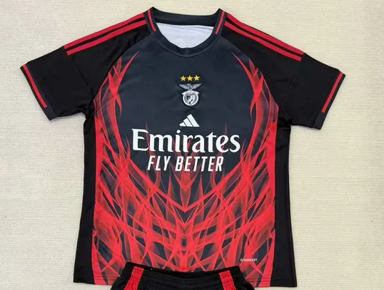 Benfica 2025/26 Maillot Concept Black — 2