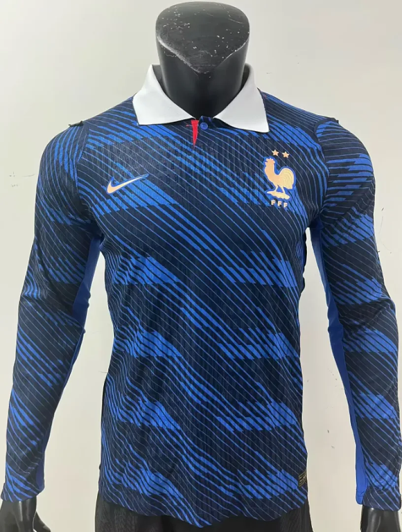 France 2026 Home Shirt Long Sleeve Player Version — 2