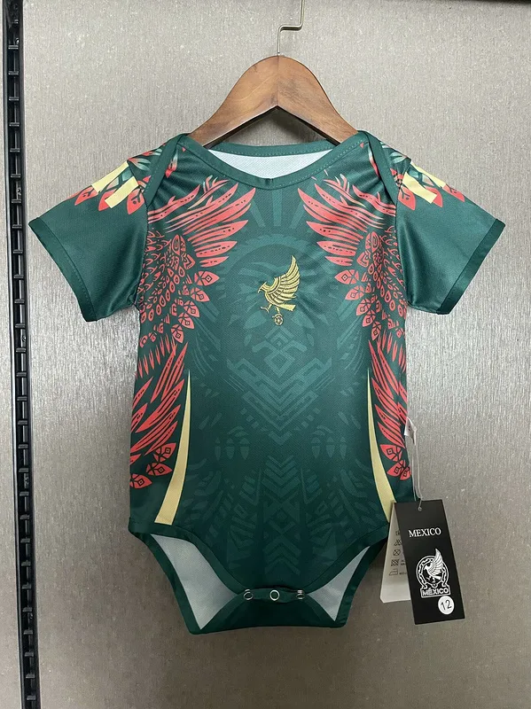 Mexico 2025 Baby Shirt Green