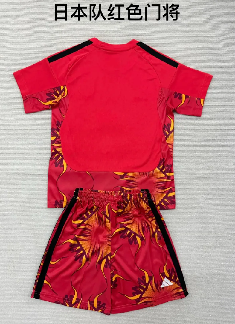 Japan 2026 Goalkeeper Kids Kit Red — 2