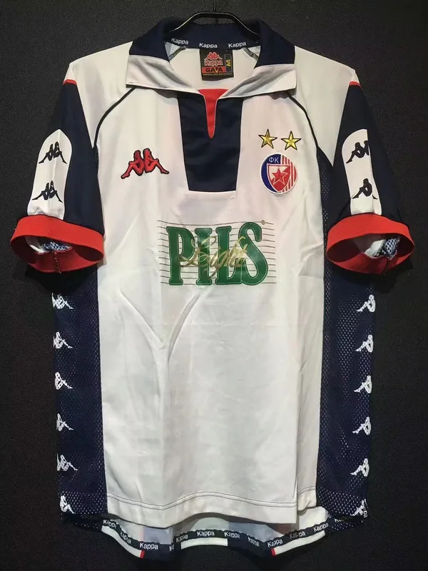 Red Star Belgrade 1990/91 Away Shirt Red
