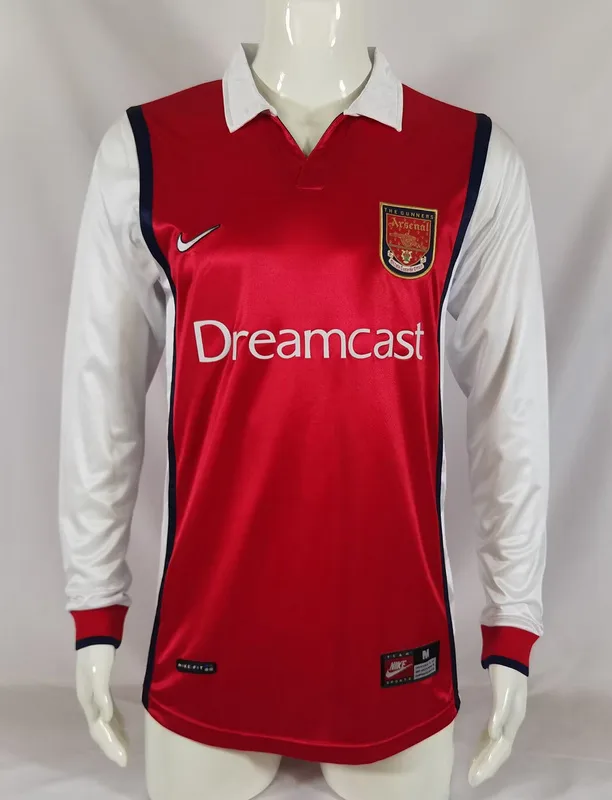 Arsenal 1999/00 Home Shirt Long Sleeve — 2