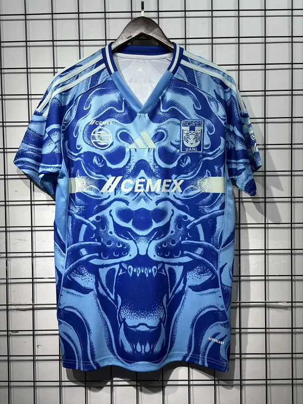 Tigres UANL 2025/26 Maillot Manches Courtes Blue — 2