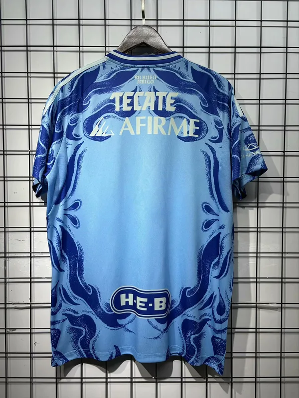 Tigres UANL 2025/26 Maillot Manches Courtes Blue