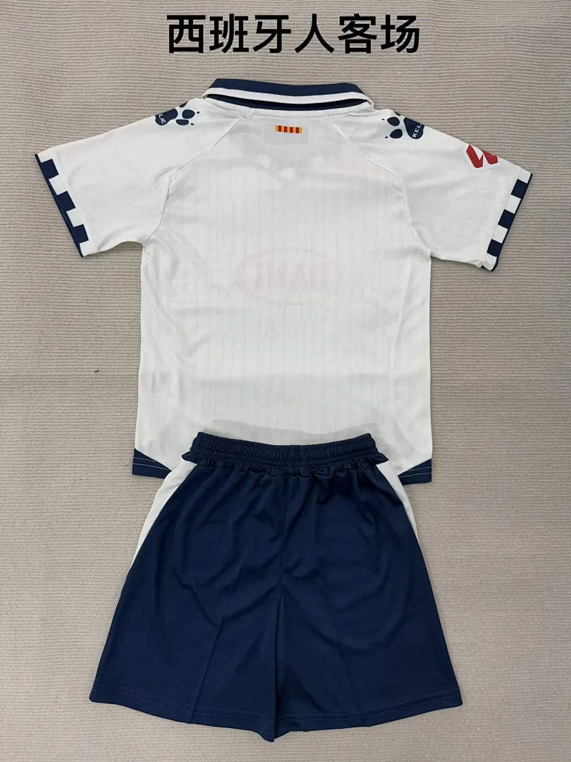 Espanyol 2025/26 Segunda Equipación Conjunto de Niño — 2
