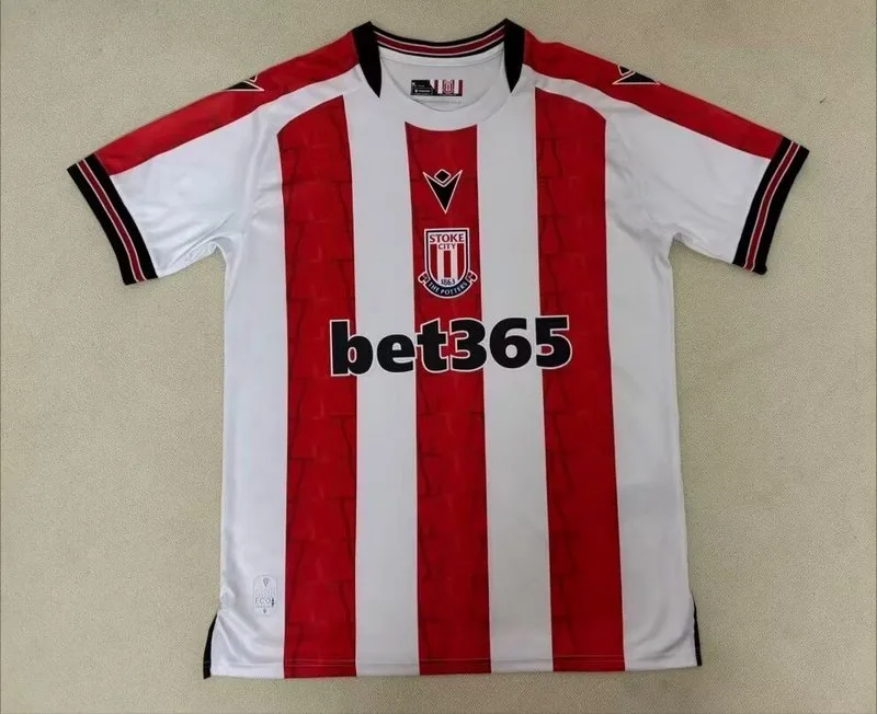 Stoke City 2024/25 Primera Equipación Camiseta Manga Corta — 2