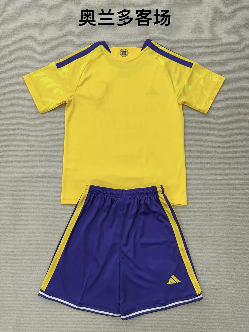 Orlando City 2026/27 Away Kids Kit — 2