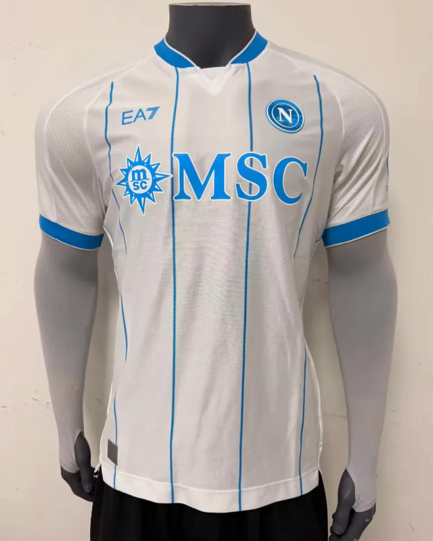 Napoli 2026/27 Away Shirt Player Version White — 2