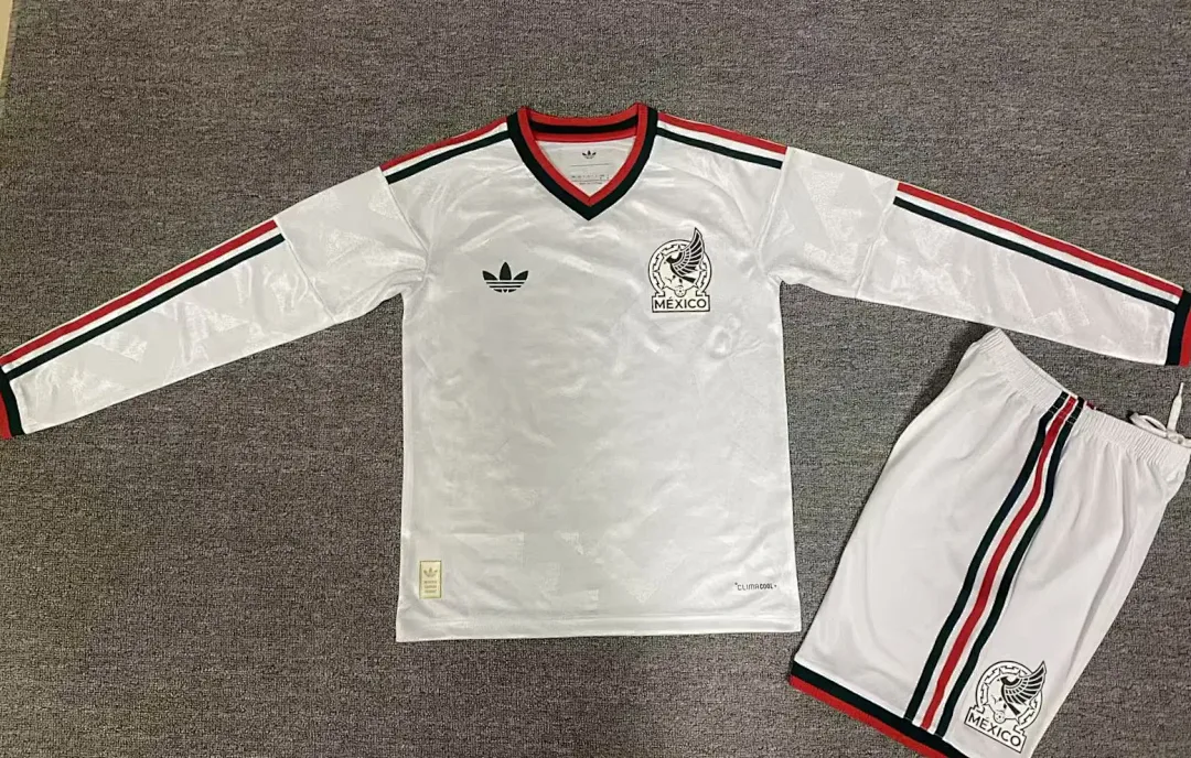 Mexico 2016/28 Away Kids Kit Long Sleeve — 2