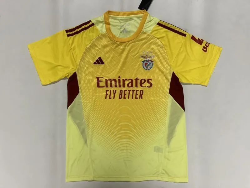 Benfica 2025/26 Torwart Trikot Yellow