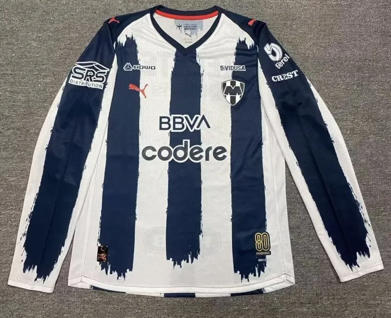 Monterrey 2025/26 Domicile Maillot Manches Longues Version Joueur — 2