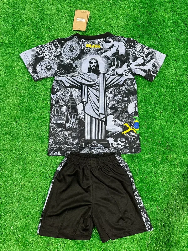 Brazil 2024 Kids Kit Black 24 Jesus — 1