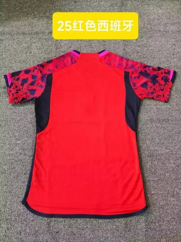 Espagne 2024 Maillot Manches Courtes Édition Spéciale Red