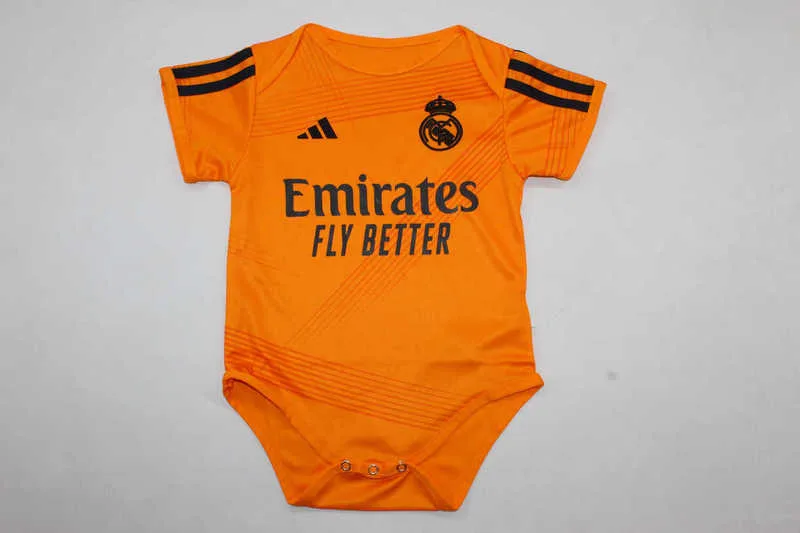 Real Madrid 2024/25 Segunda Equipación Camiseta de Bebé Orange