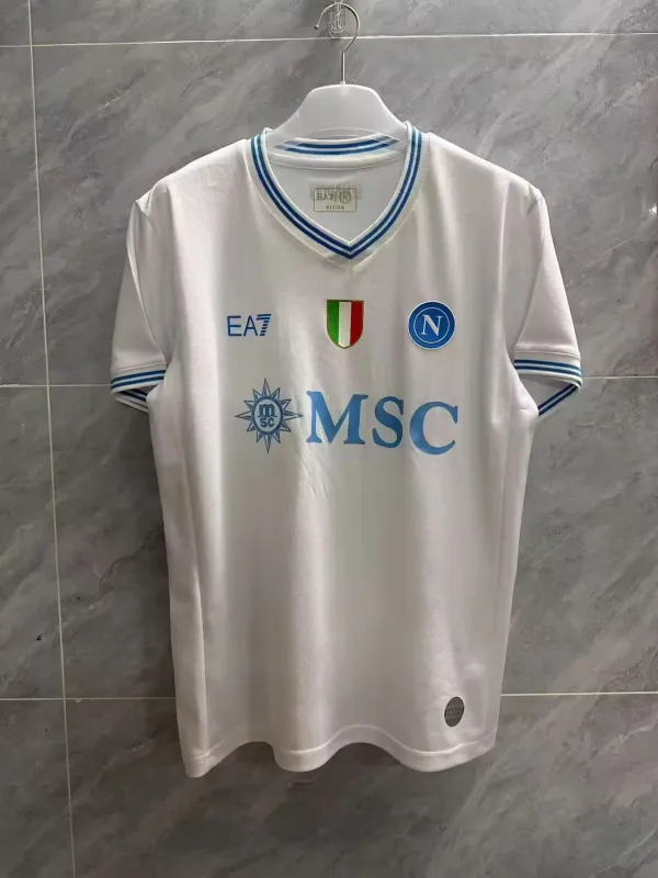 Napoli 2025/26 Auswärts Trikot White Champions League — 1
