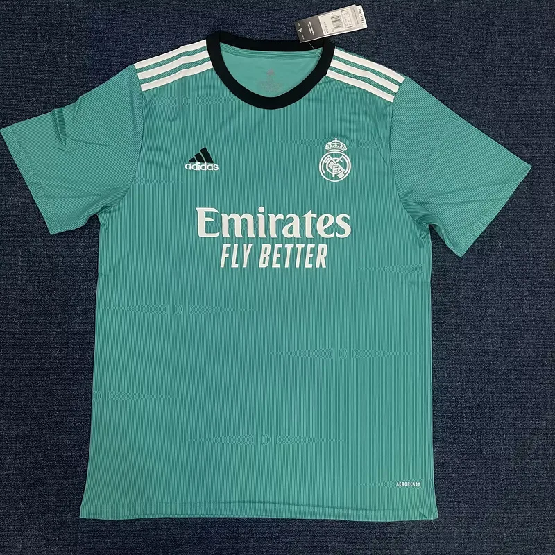 Real Madrid 2021/22 Ausweich Trikot Green — 2