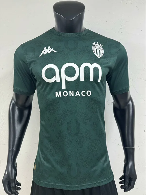 Monaco 2024/25 Third Shirt Player Version Green