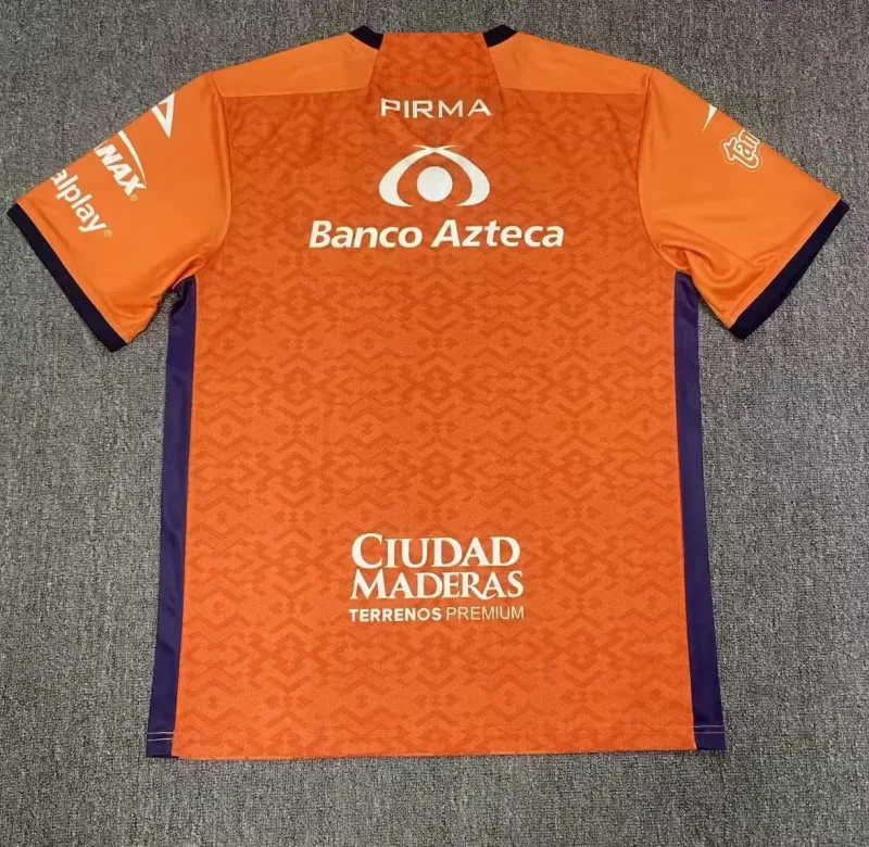 Puebla 2025/26 Gardien Maillot Manches Courtes Version Joueur Orange