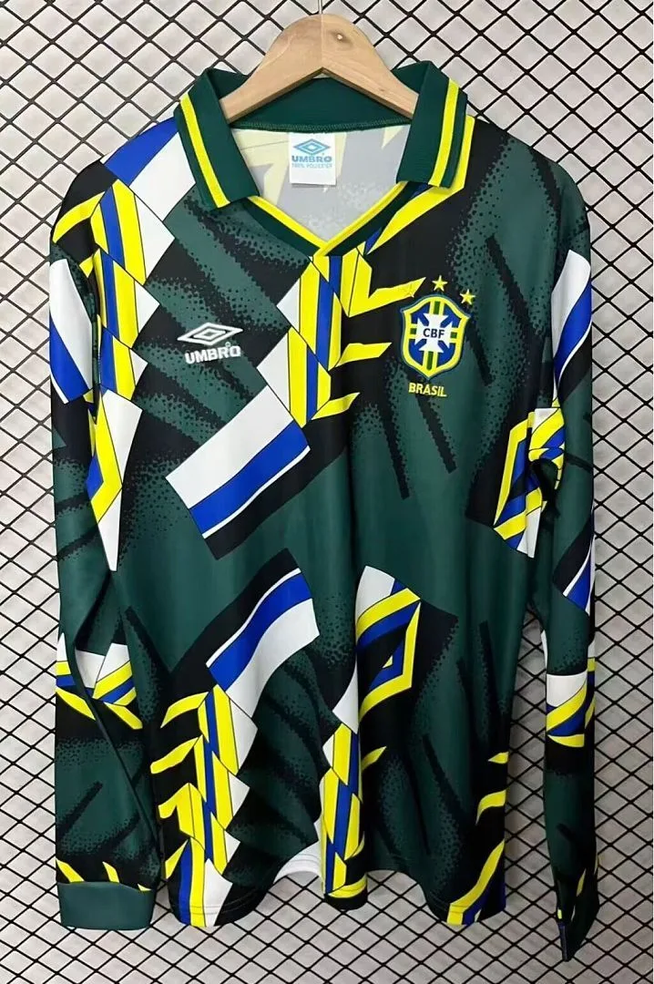 Brazil 1994 Goalkeeper Shirt Long Sleeve Green