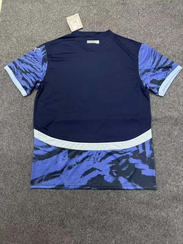 Paraguay 2024/25 Away Shirt Short Sleeve Blue — 2