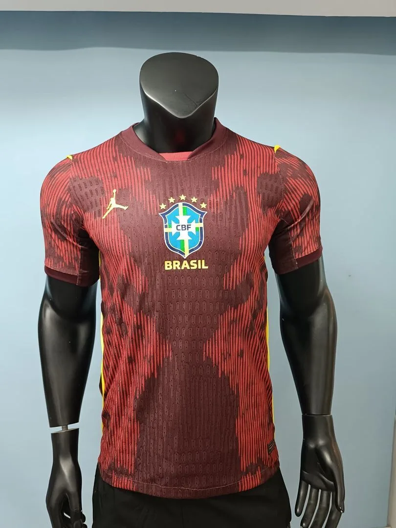 Brazil 2026 Away Shirt Player Version Red — 1