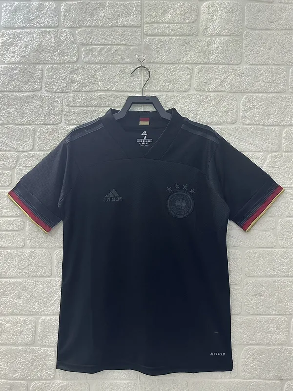 Germany 2020 Away Shirt Black — 2